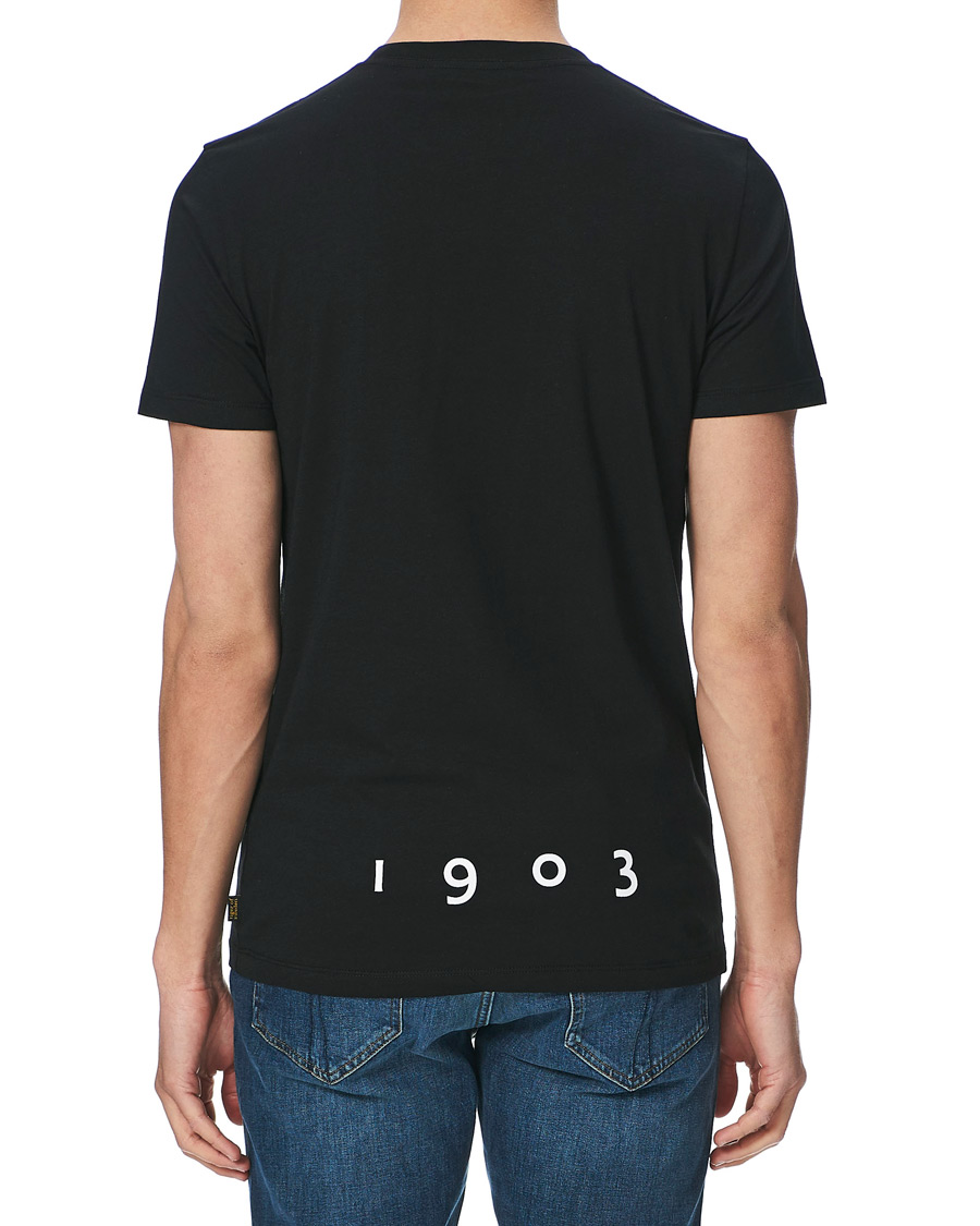 Herren | T-Shirts | Tiger of Sweden | Fleek Printed Crew Neck Tee Black