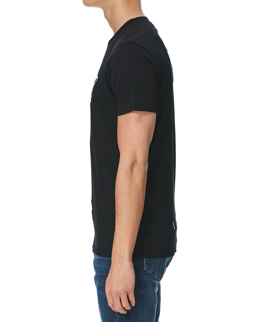 Herren | T-Shirts | Tiger of Sweden | Fleek Printed Crew Neck Tee Black