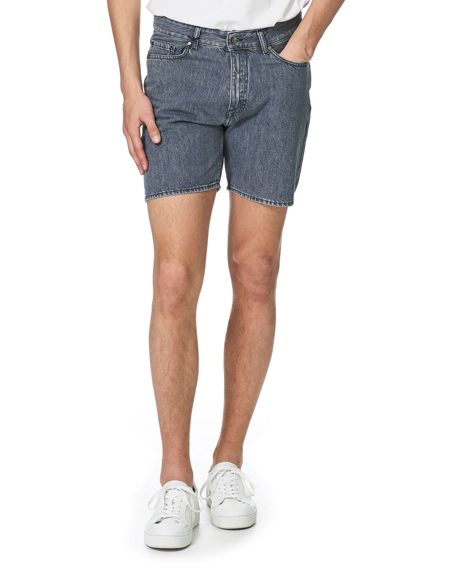 Herren | Shorts | Tiger of Sweden | Jin Stretch Denim Shorts Black