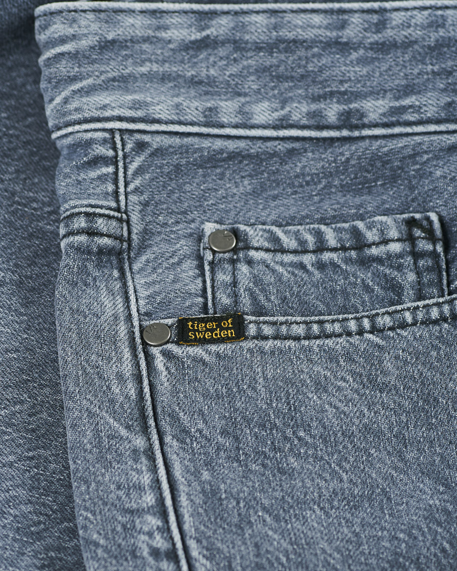 Herren | Shorts | Tiger of Sweden | Jin Stretch Denim Shorts Black