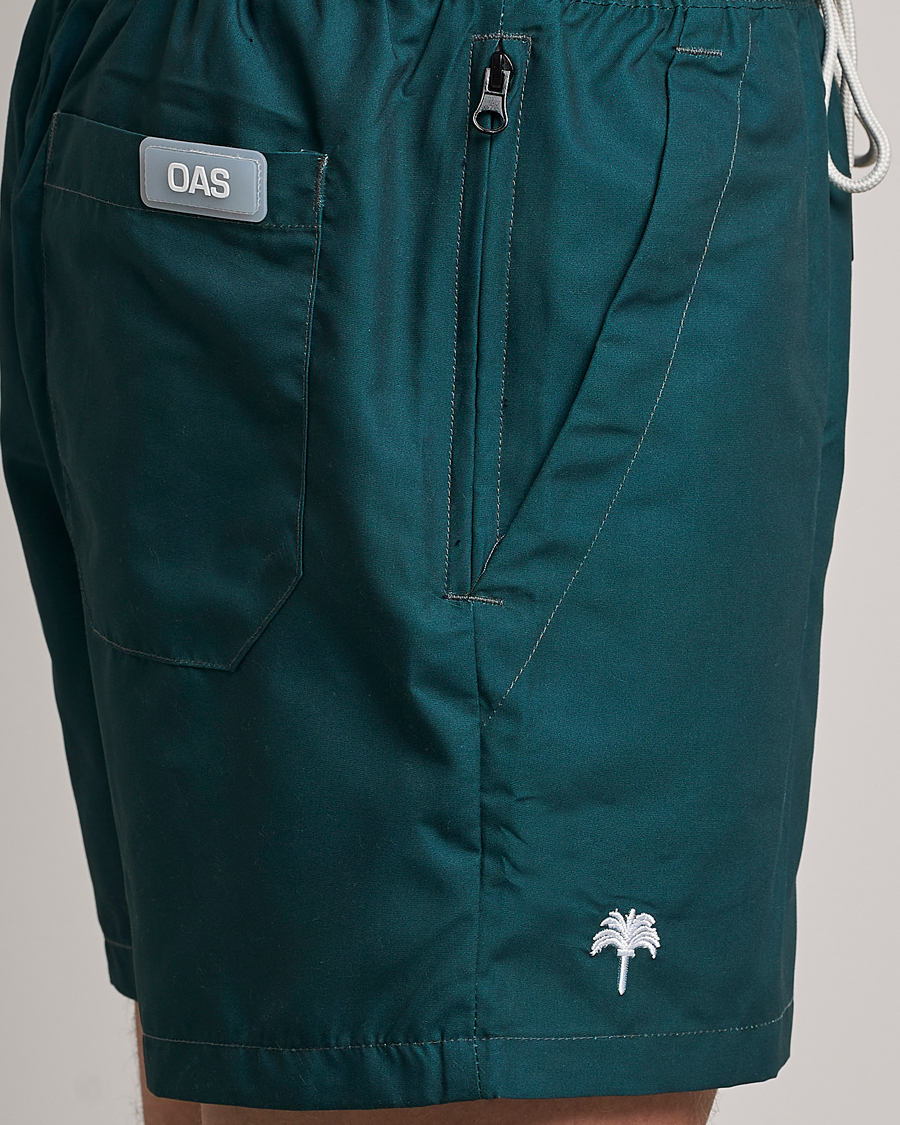 Herren | Badehosen | OAS | Plain Swimshorts Dark Green