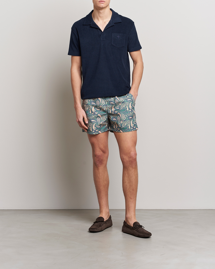 Herren | Poloshirts | OAS | Short Sleeve Terry Polo Navy