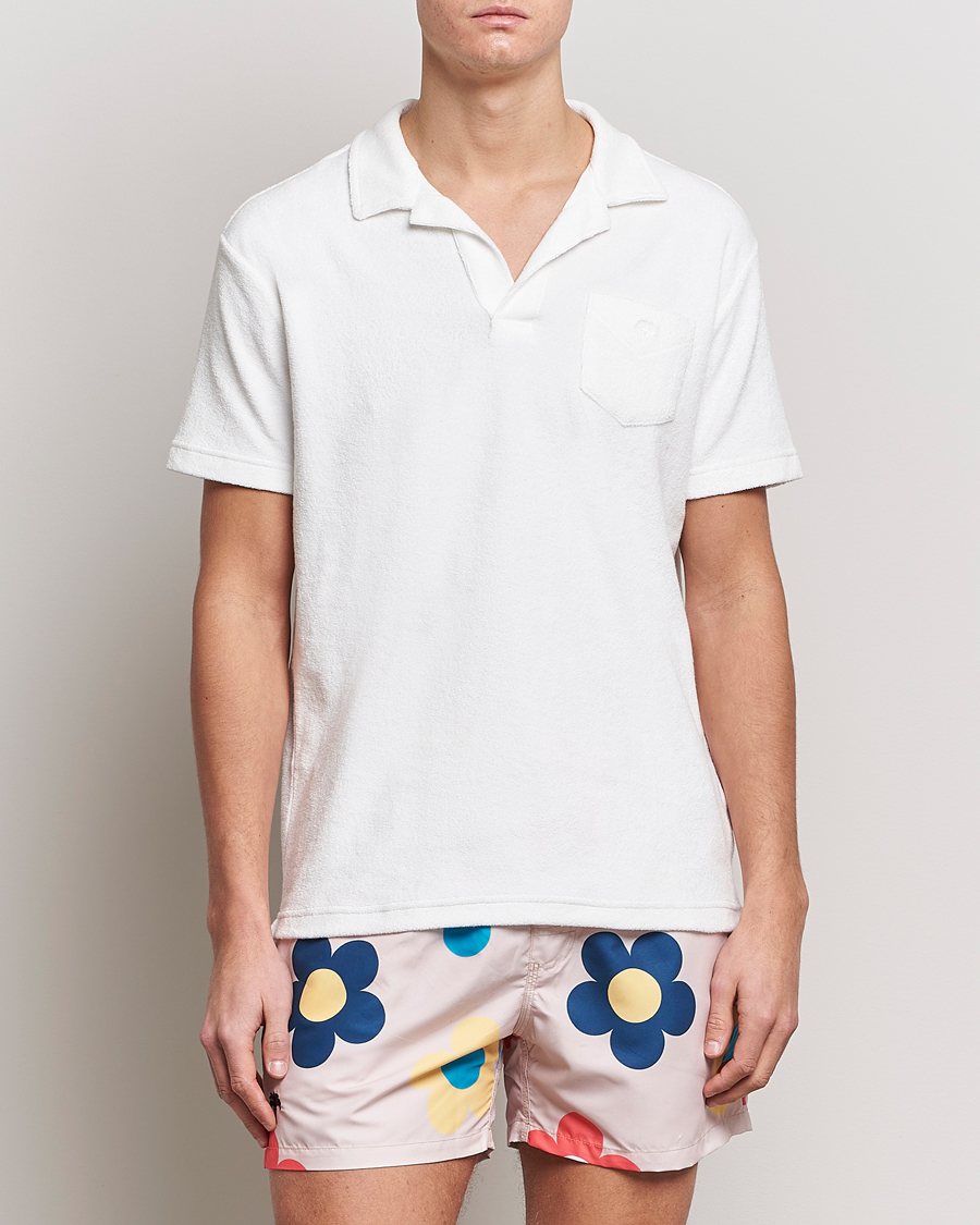 Herren | Poloshirts | OAS | Short Sleeve Terry Polo White