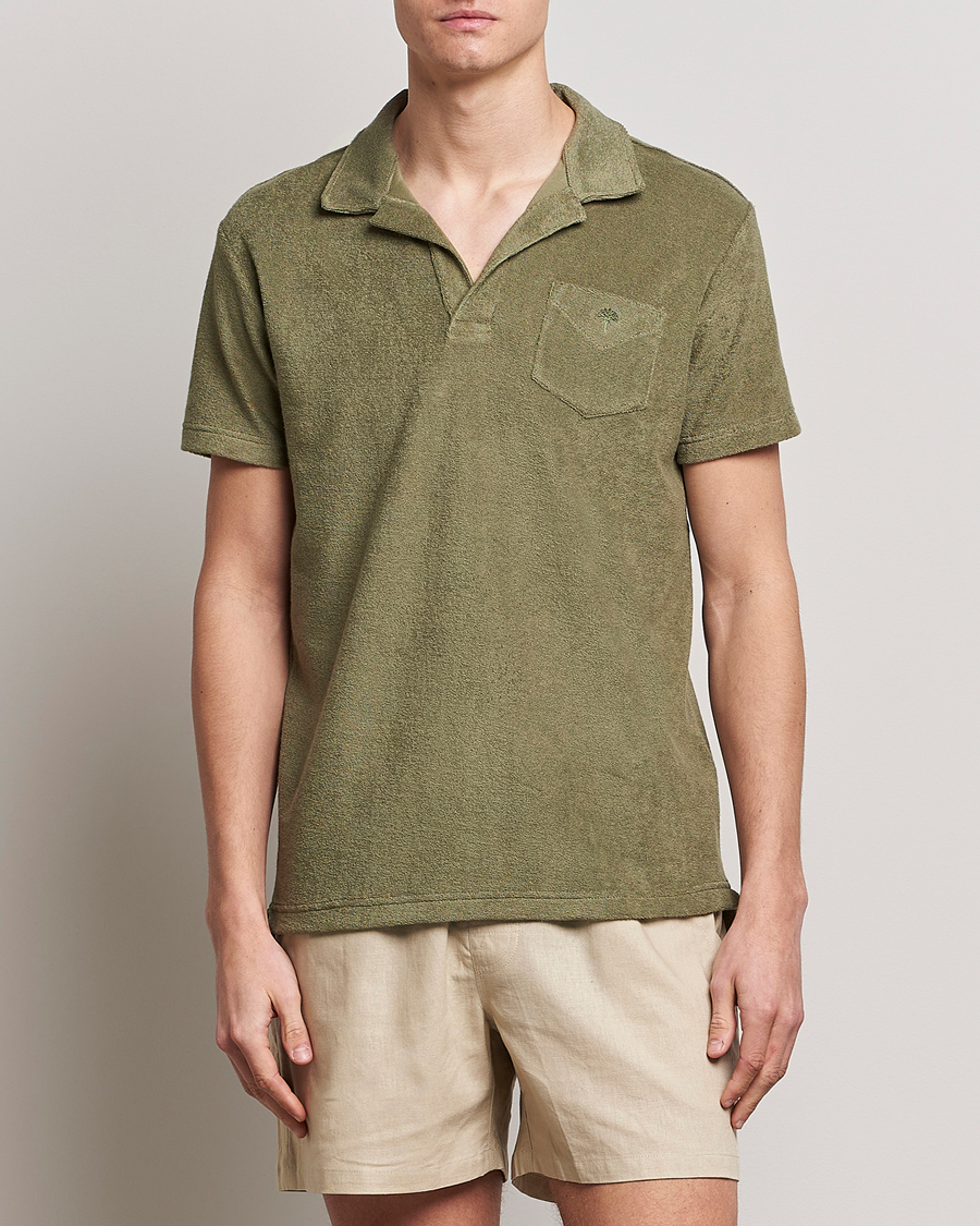 Herren |  | OAS | Short Sleeve Terry Polo Khaki