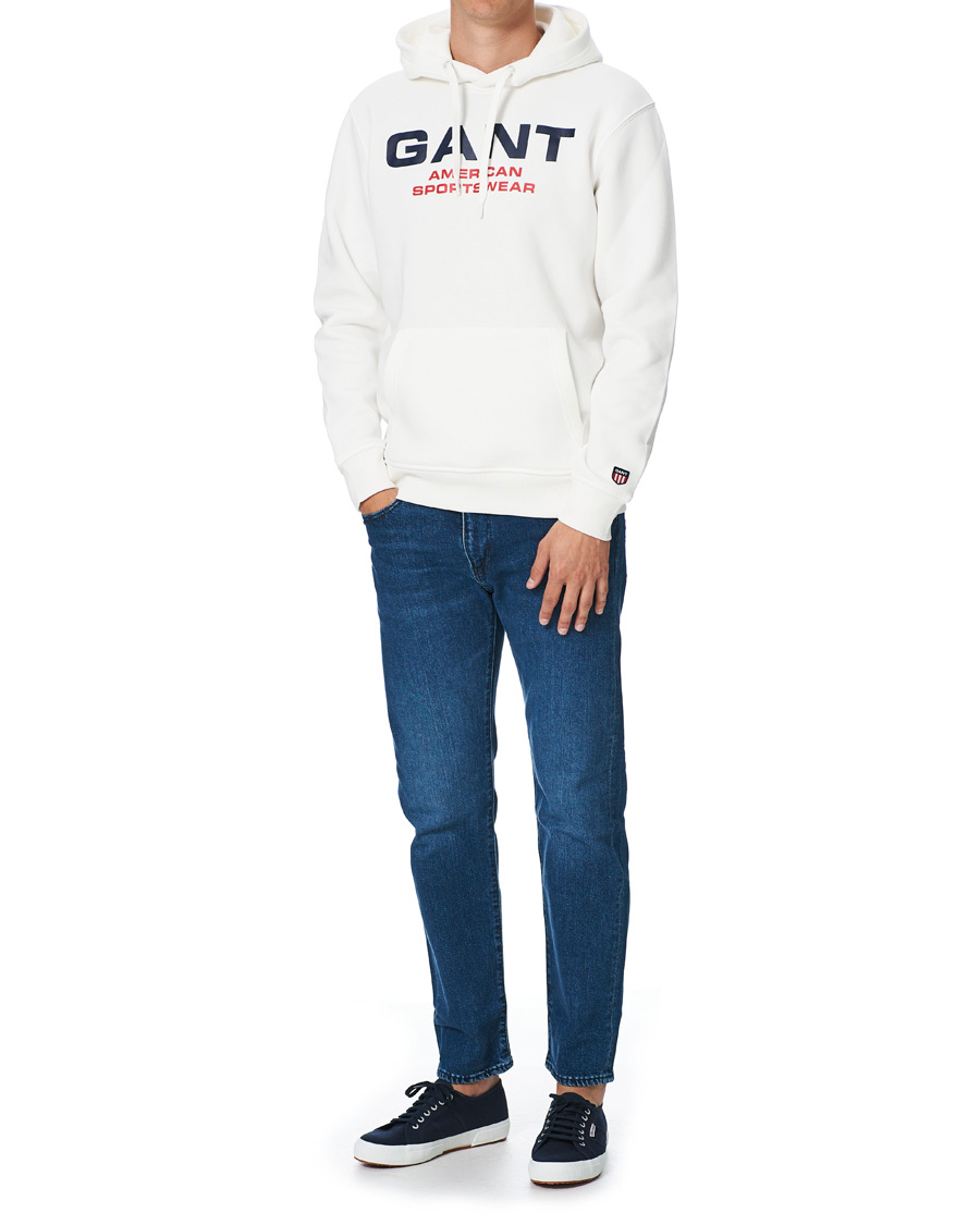Herren | Pullover | GANT | Retro Shield Hoodie Eggshell