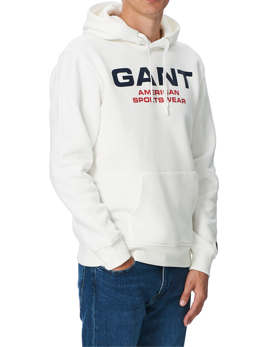 Herren | Pullover | GANT | Retro Shield Hoodie Eggshell