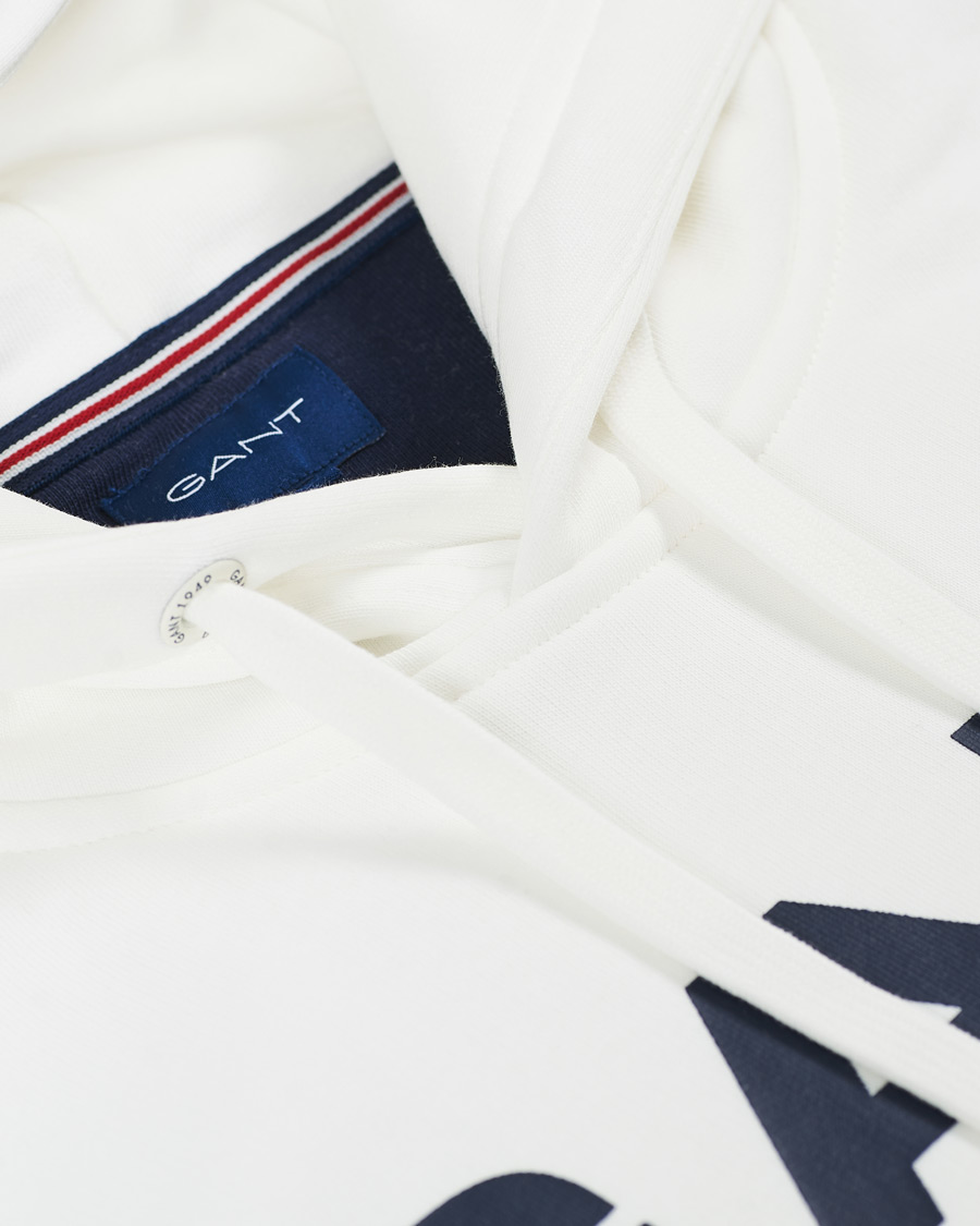 Herren | Pullover | GANT | Retro Shield Hoodie Eggshell