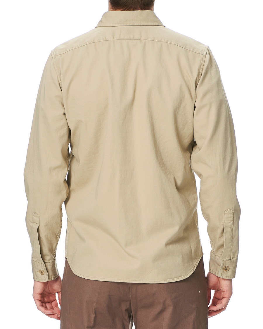 Herren | Hemden | Aspesi | Heritage Twill Utility Shirt Stone