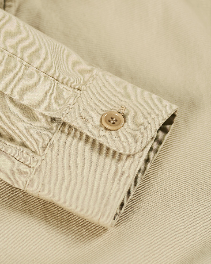 Herren | Hemden | Aspesi | Heritage Twill Utility Shirt Stone