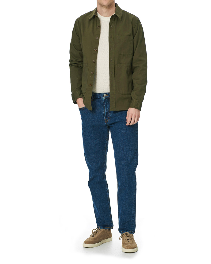 Herren | Hemden | Aspesi | Heritage Twill Utility Shirt Military