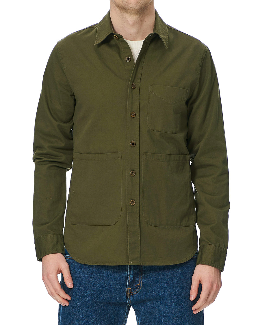Herren | Hemden | Aspesi | Heritage Twill Utility Shirt Military