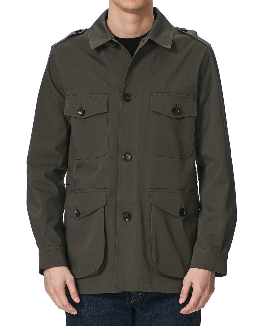 Herren | Jacken | Private White V.C. | Cotton Twill Safari Jacket Olive