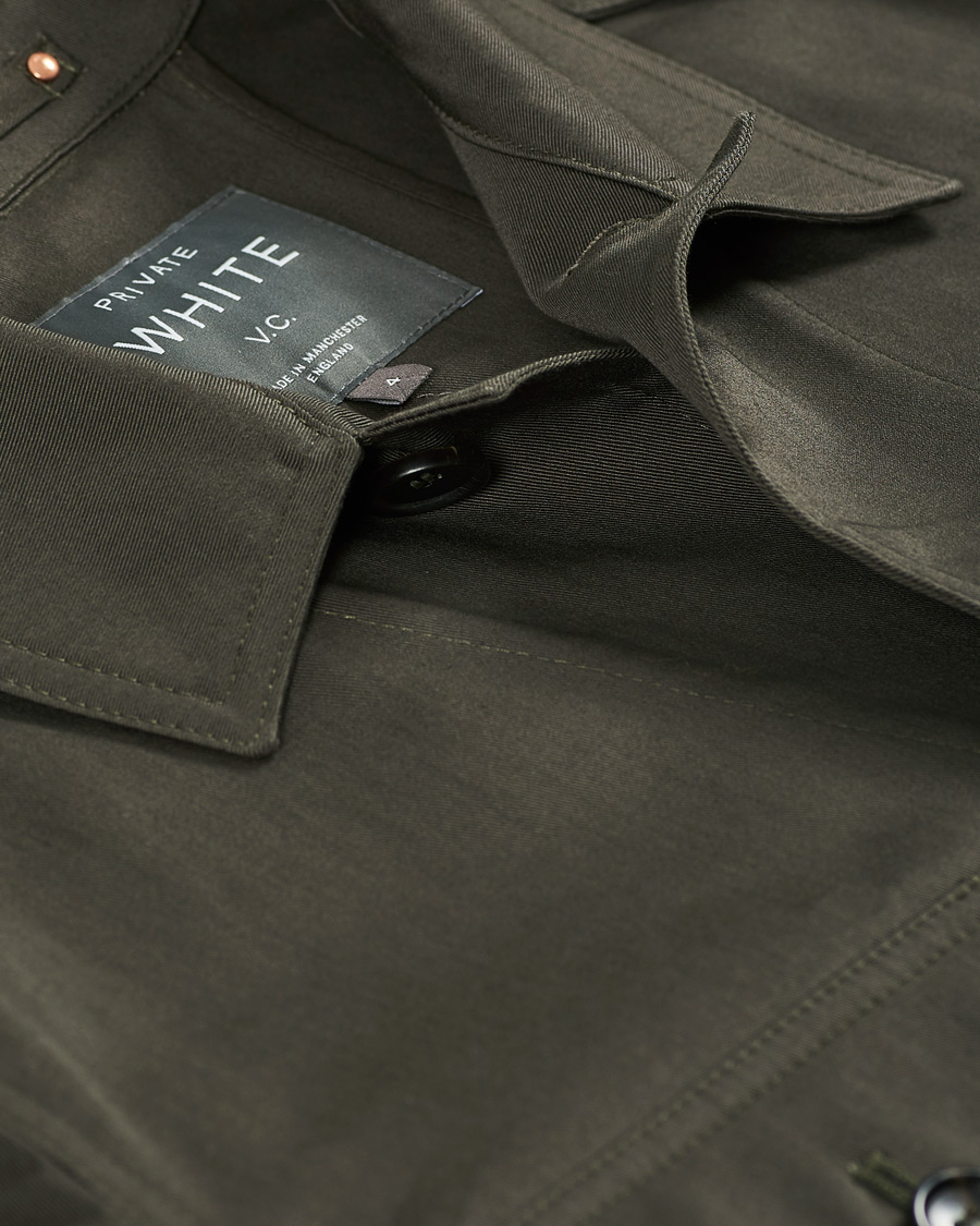 Herren | Jacken | Private White V.C. | Cotton Twill Safari Jacket Olive
