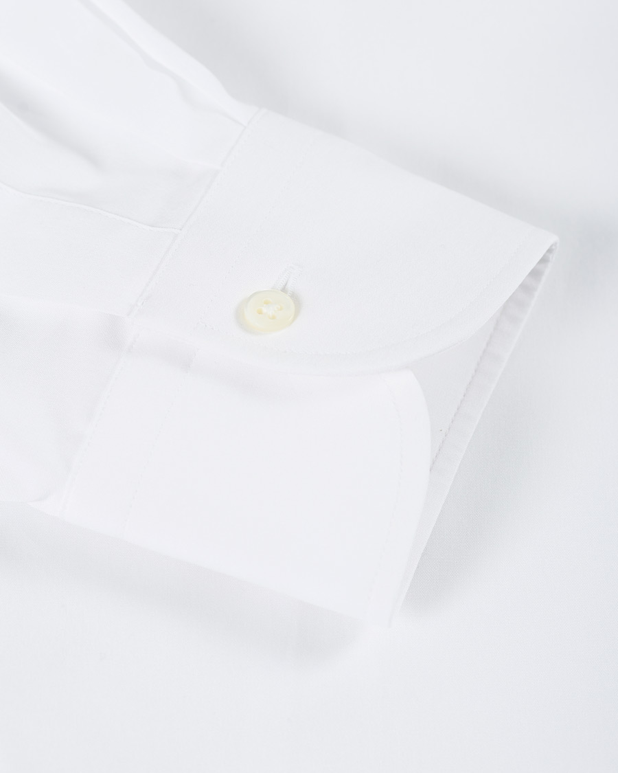 Herren | Hemden | Kamakura Shirts | Slim Fit Broadcloth Cut Away Shirt White