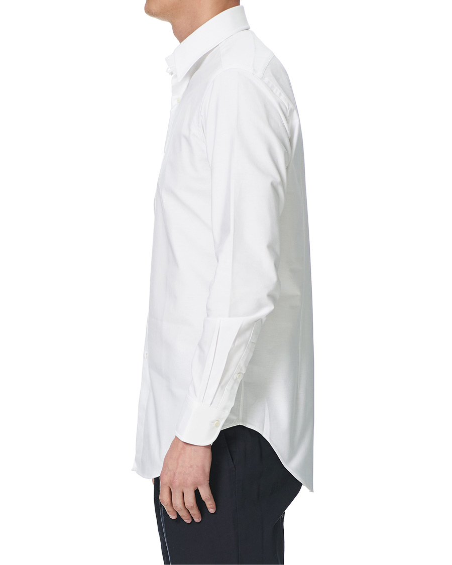 Herren | Hemden | Kamakura Shirts | Slim Fit Oxford Tab Collar Shirt White