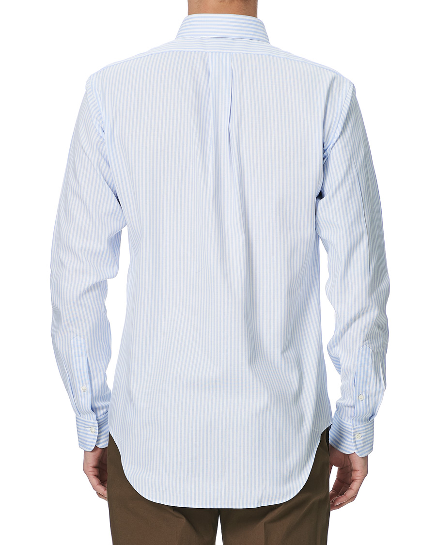 Herren | Hemden | Kamakura Shirts | Slim Fit Oxford Button Down Shirt Light Blue