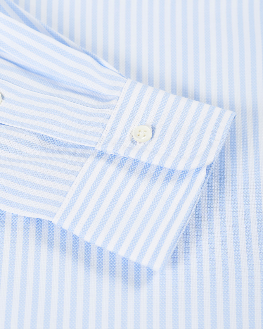 Herren | Hemden | Kamakura Shirts | Slim Fit Oxford Button Down Shirt Light Blue