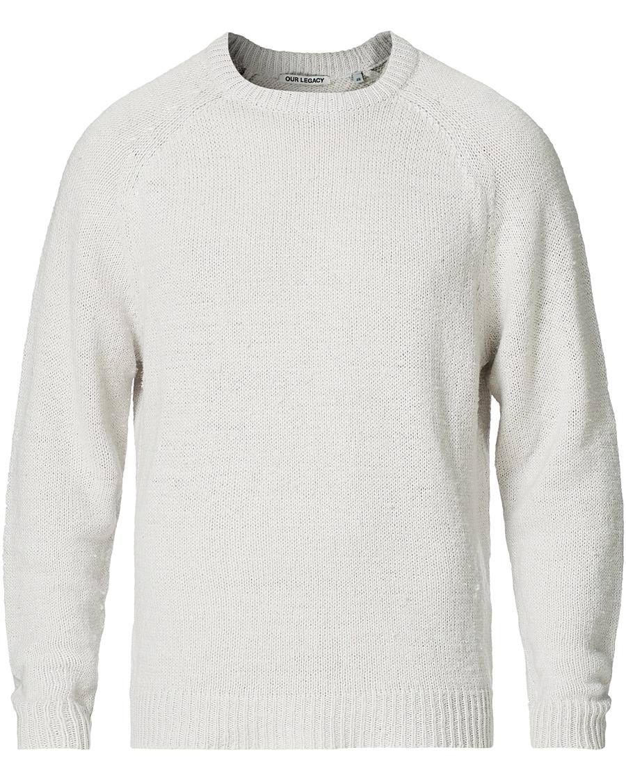 Herren | Pullover | Our Legacy | Chunky Raglan Sweater Bone White