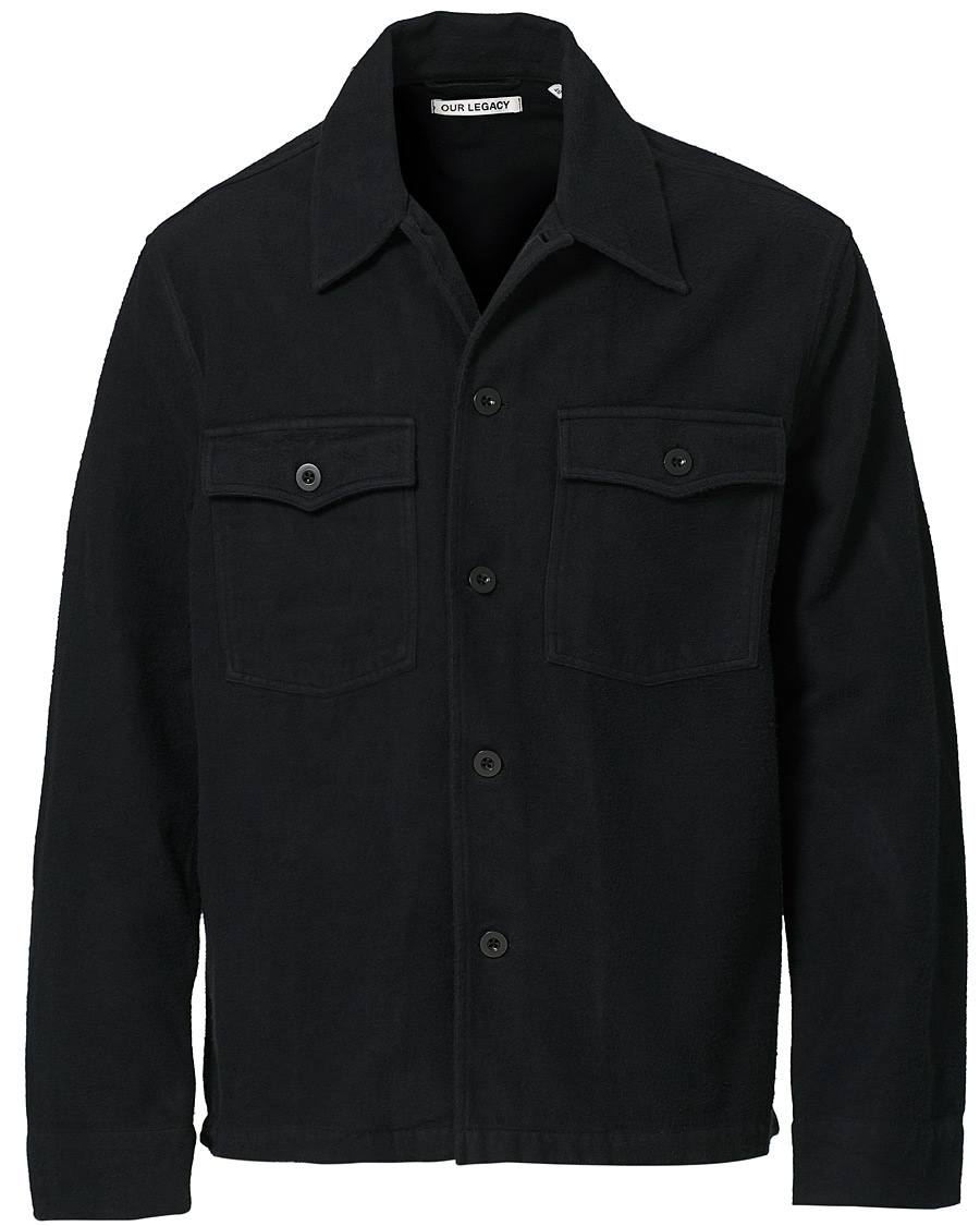 Herren | Jacken | Our Legacy | Evening Coach Jacket Brushed Black