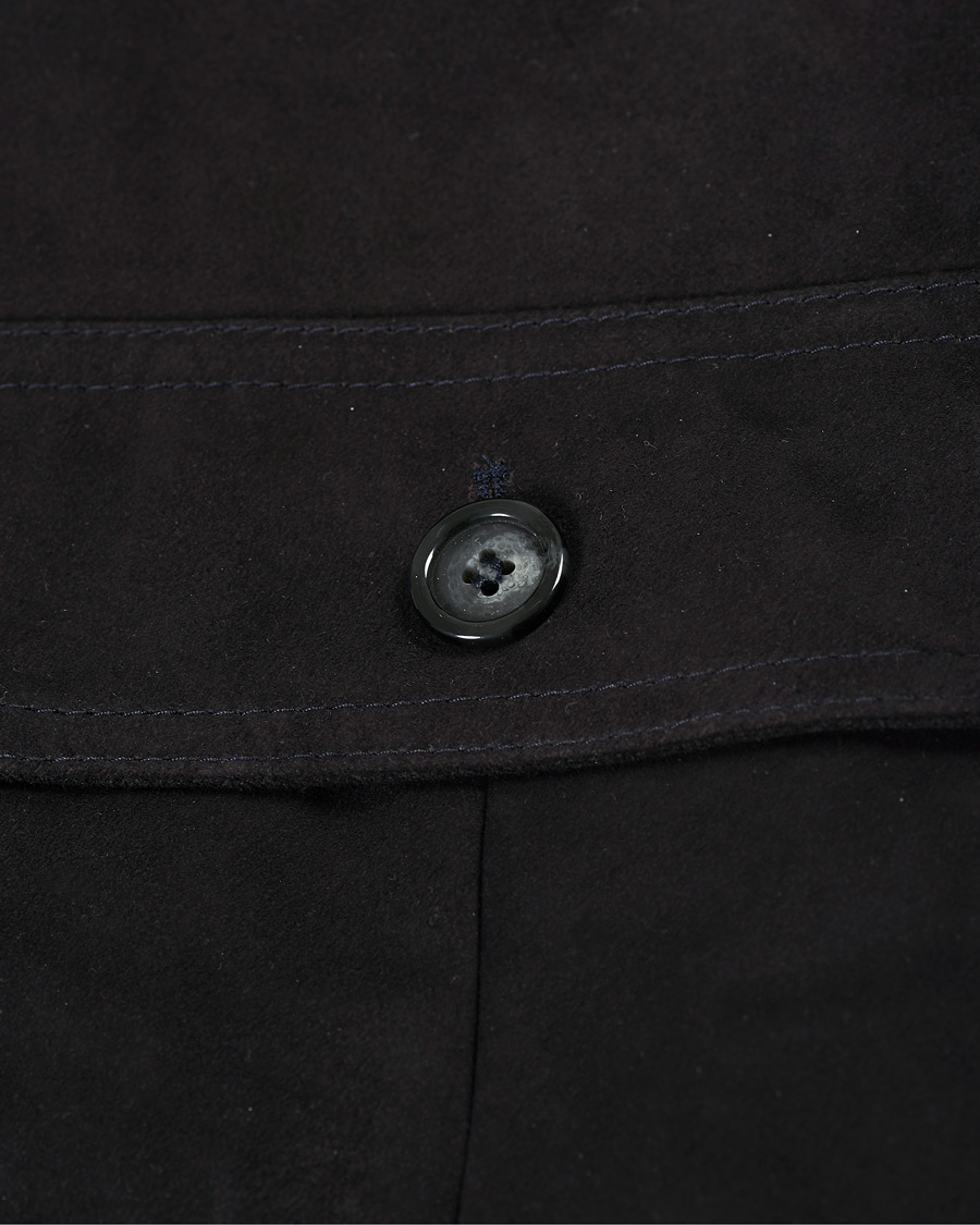 Herren | Jacken | Valstar | Valstarino Suede Combo Jacket Navy Suede