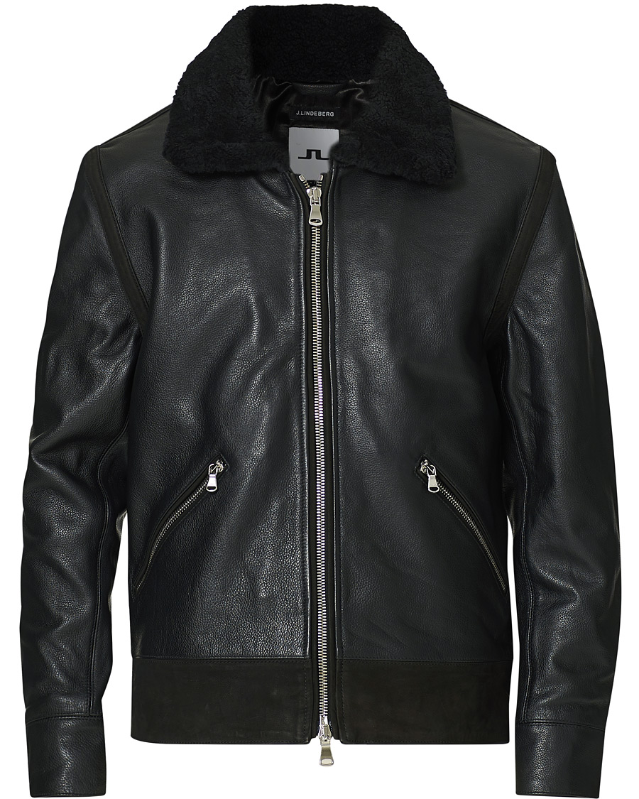 Herren | Jacken | J.Lindeberg | Sterling Shearling Jacket Black