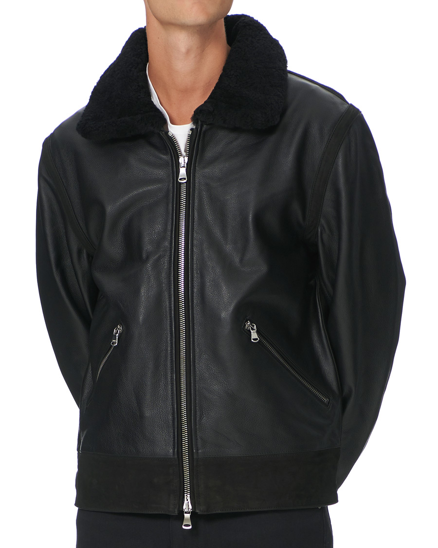 Herren | Jacken | J.Lindeberg | Sterling Shearling Jacket Black
