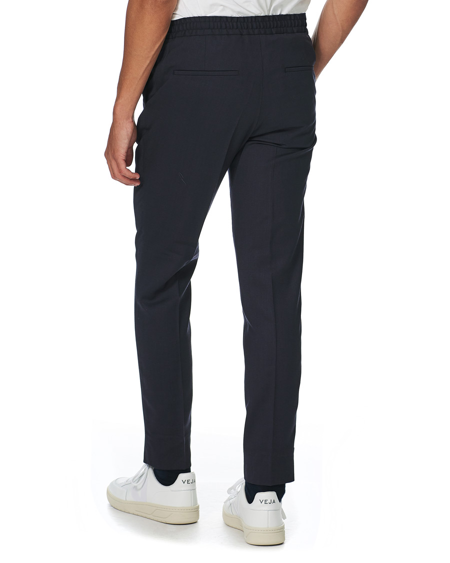 Herren | Hosen | J.Lindeberg | Sasha DS Flannel Drawstring Trousers Navy