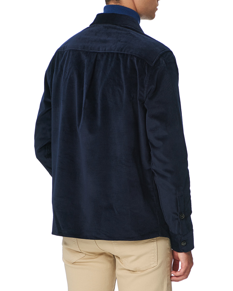 Herren | Hemden | J.Lindeberg | Regular Fit Corduroy Shirt Jacket Navy