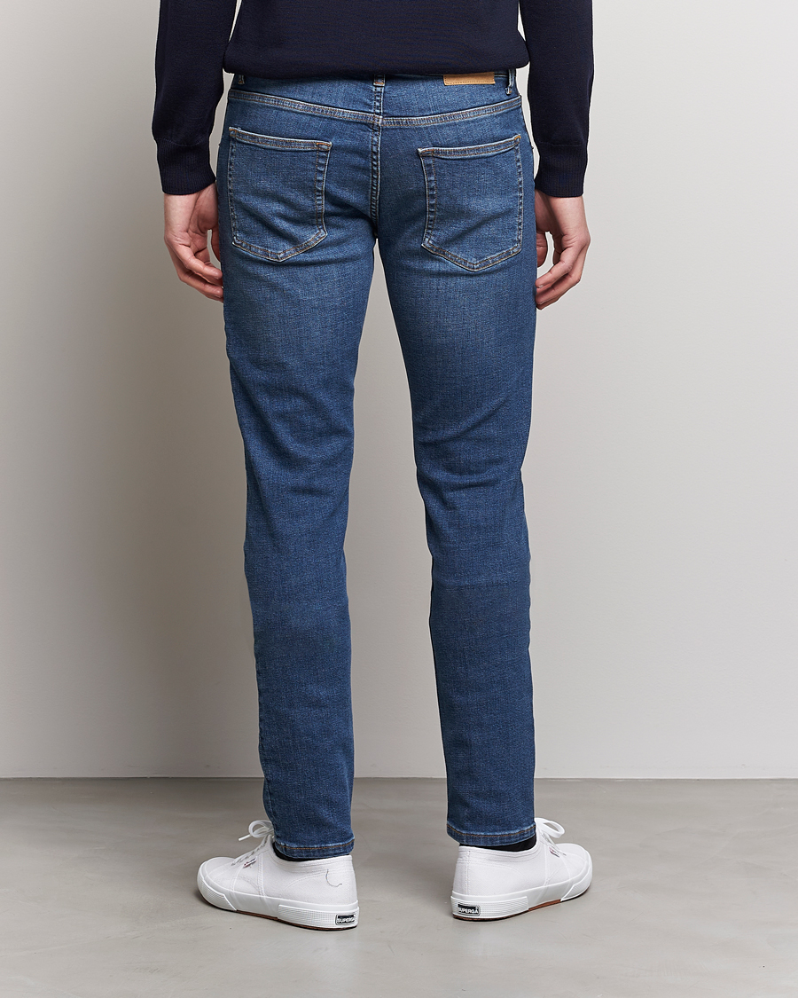 Herren | Jeans | J.Lindeberg | Jay Active Super Stretch Jeans Mid Blue