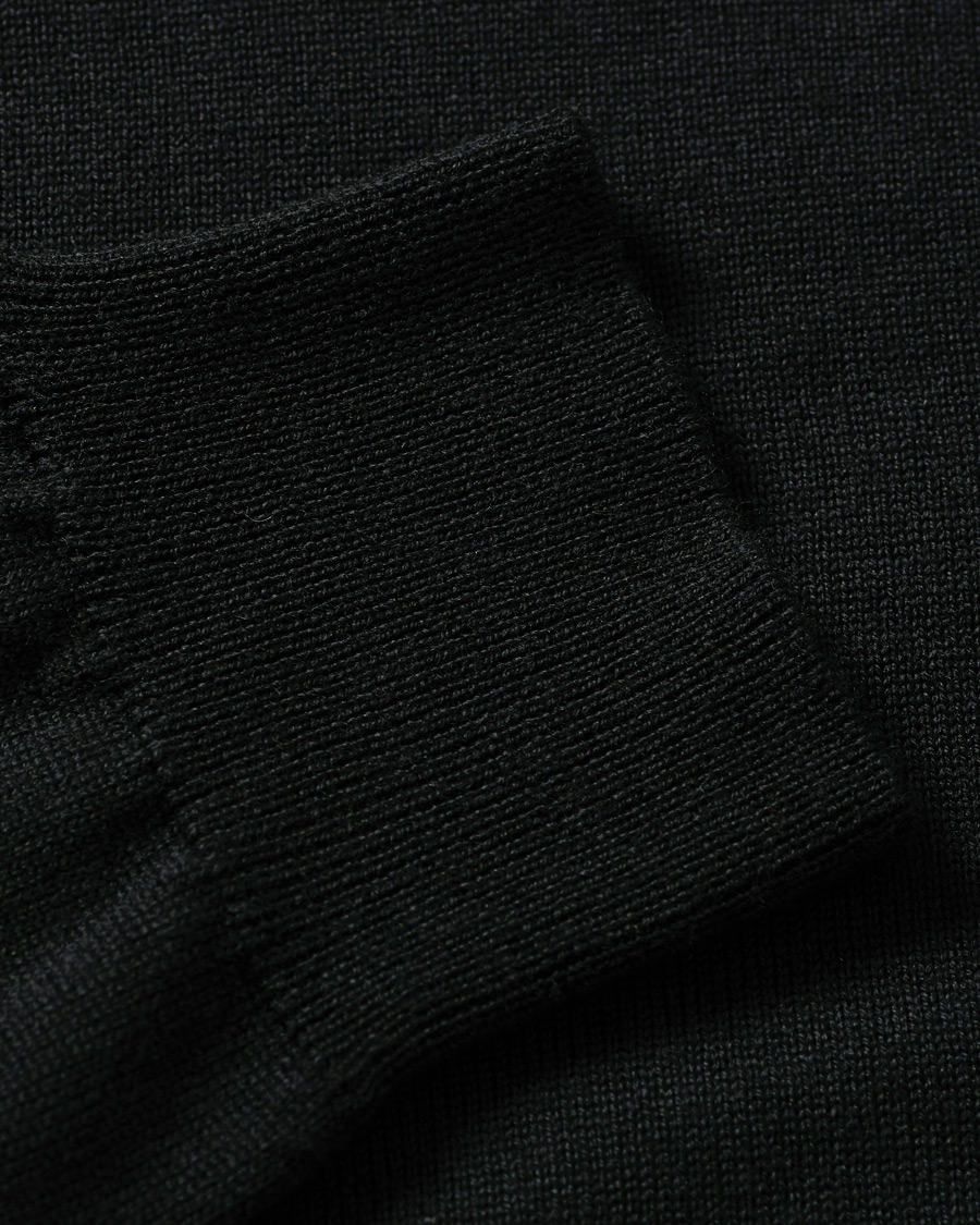 Herren | Pullover | J.Lindeberg | Lyd True Merino Turtleneck Black