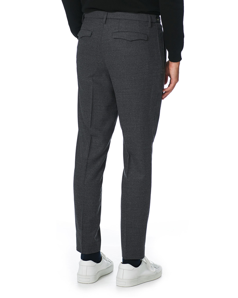 Herren | Hosen | Barena | Masco Flannel Trousers Grey Melange