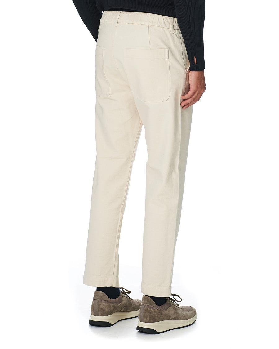 Herren | Hosen | Barena | Slim Fit Work Chinos Ecru