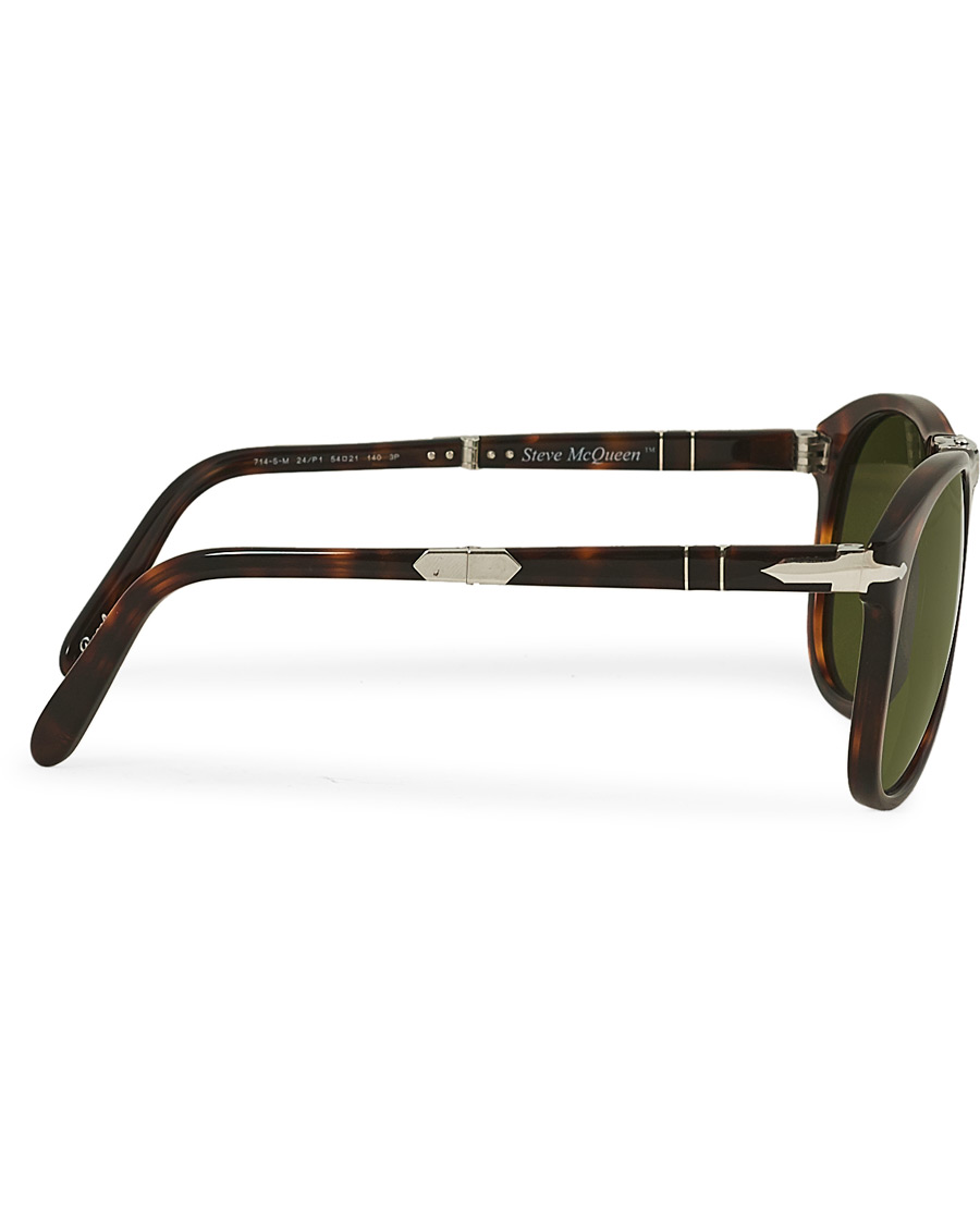 Herren | Persol 0OPO0714 Steve McQueen Sunglasses Havana/Polar Green | Persol | 0OPO0714 Steve McQueen Sunglasses Havana/Polar Green