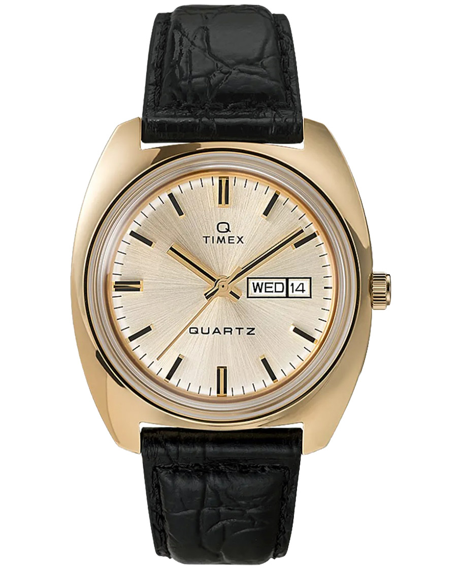 Herren | Timex Q Reissue 1975 Day Date 38mm Gold Tone | Timex | Q Reissue 1975 Day Date 38mm Gold Tone