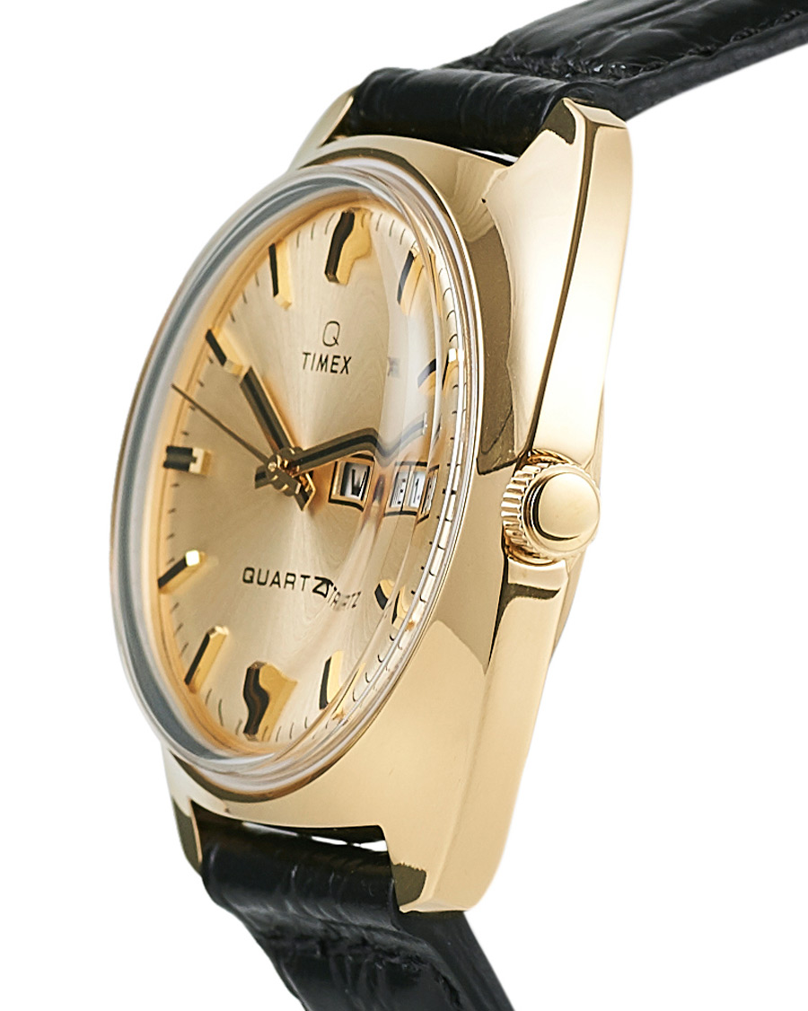 Herren | Timex Q Reissue 1975 Day Date 38mm Gold Tone | Timex | Q Reissue 1975 Day Date 38mm Gold Tone