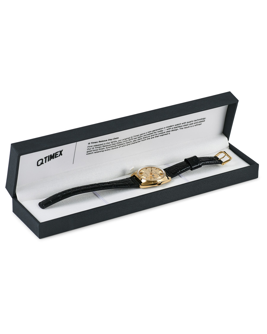 Herren | Timex Q Reissue 1975 Day Date 38mm Gold Tone | Timex | Q Reissue 1975 Day Date 38mm Gold Tone