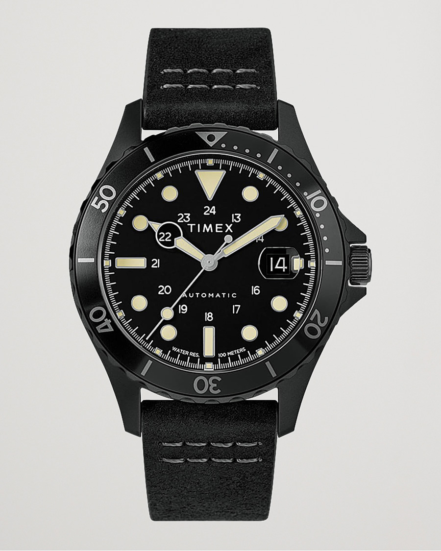Herren | Timex Navi XL Automatic 41mm Black | Timex | Navi XL Automatic 41mm Black