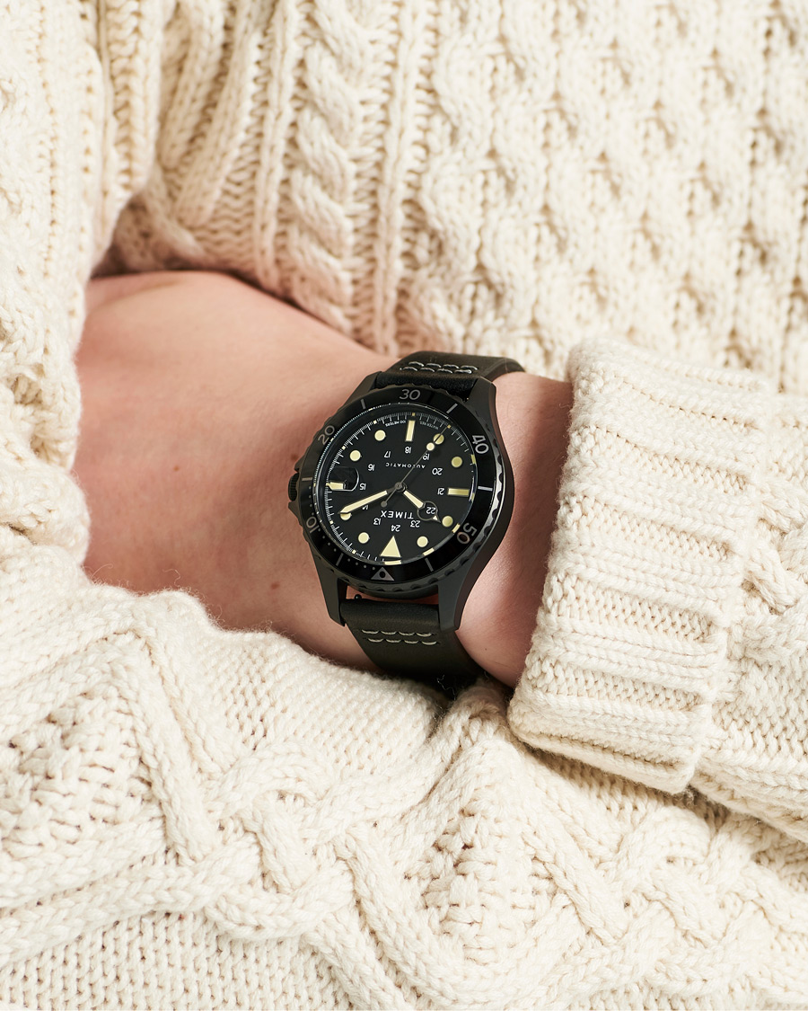 Herren | Timex Navi XL Automatic 41mm Black | Timex | Navi XL Automatic 41mm Black
