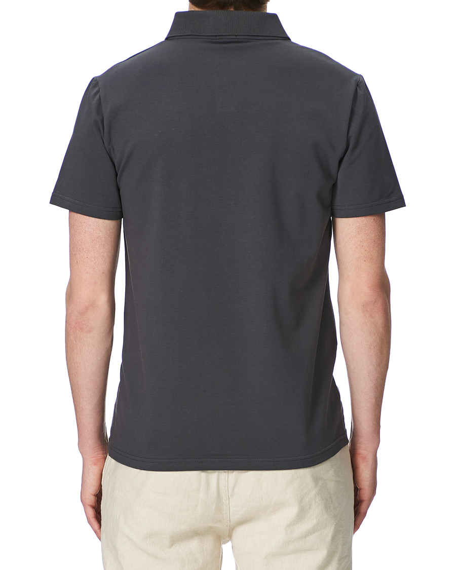 Herren | Poloshirts | Filippa K | Soft Lycra Polo T-Shirt Metal