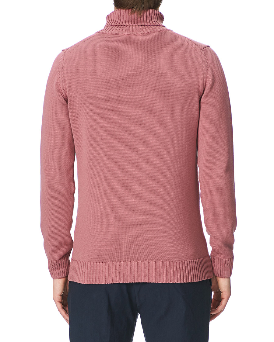 Herren | Pullover | Stenströms | Heavy Cotton Rollneck Dusty Pink