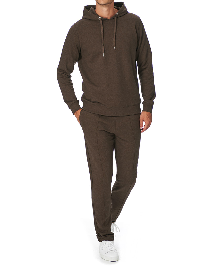 Herren | Pullover | Stenströms | Cotton College Hoodie Brown