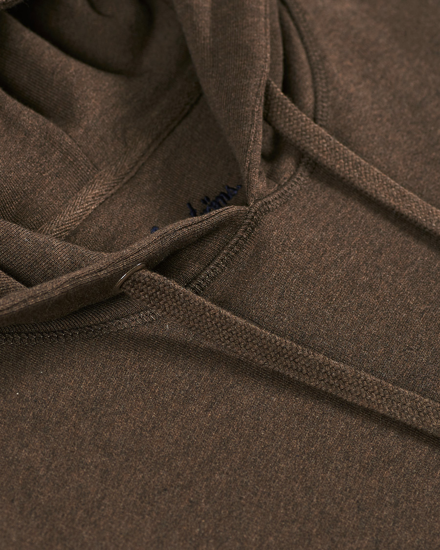 Herren | Pullover | Stenströms | Cotton College Hoodie Brown