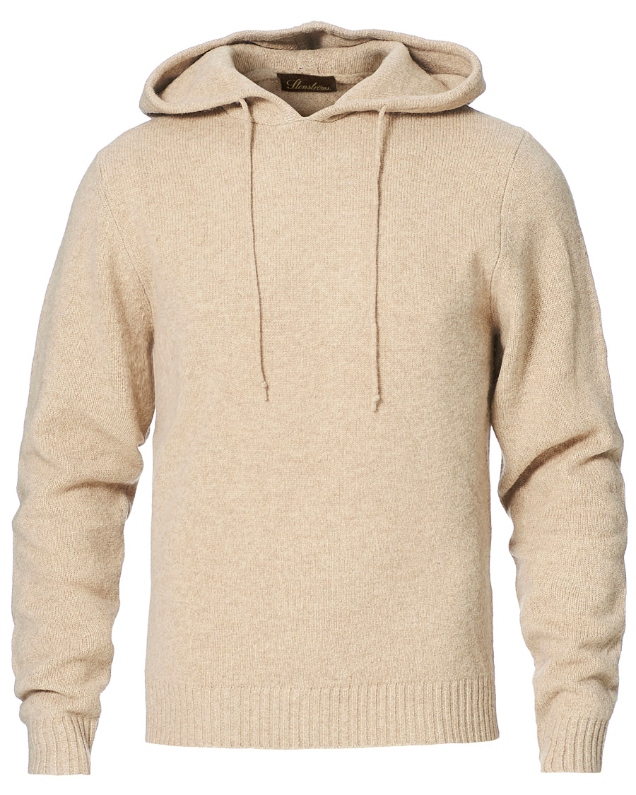 Stenstroms Yak Merino Hoodie Beige