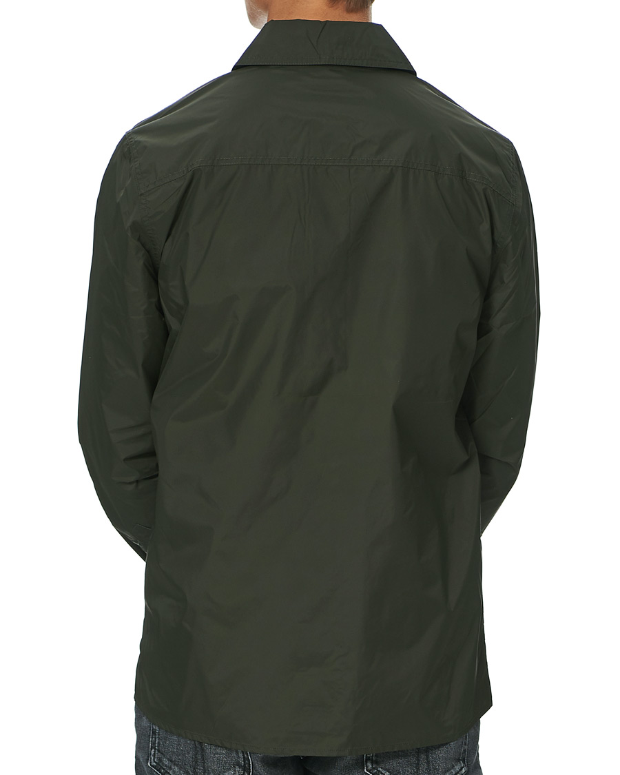 Herren | Hemden | Stenströms | Nylon Overshirt Dark Green