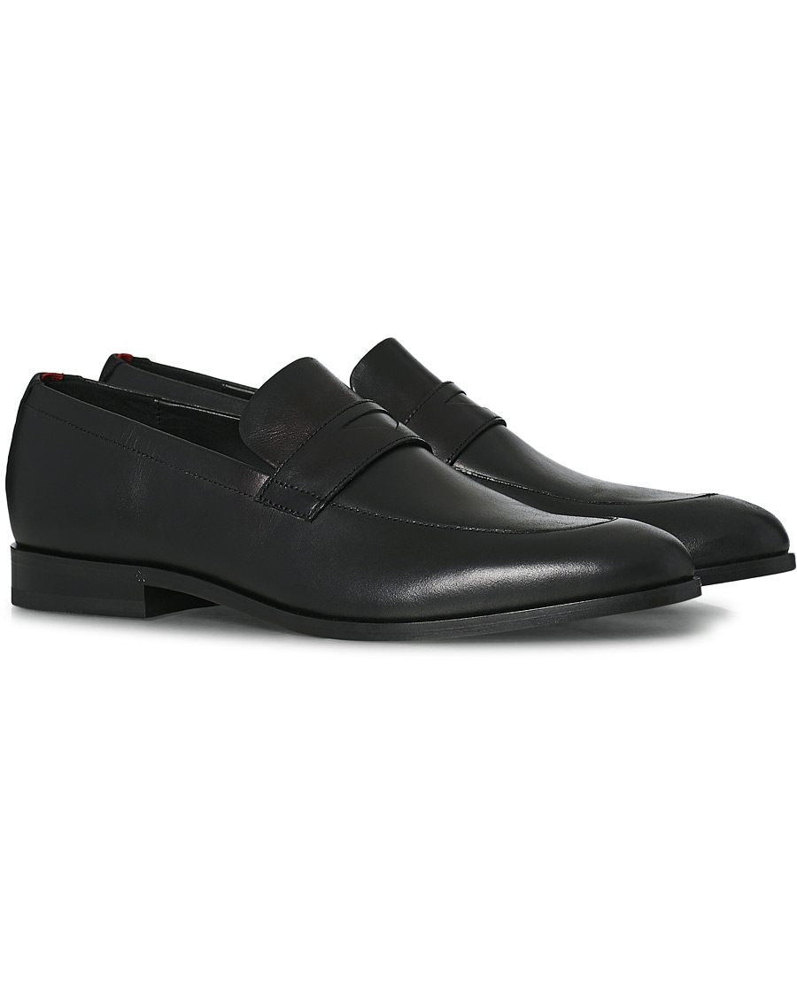 Herren | HUGO Ruston Leather Loafer Black | HUGO | Ruston Leather Loafer Black