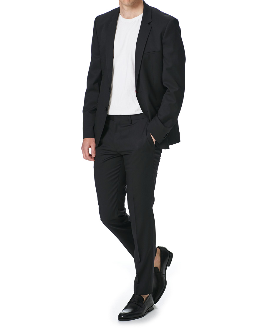 Herren | HUGO Ruston Leather Loafer Black | HUGO | Ruston Leather Loafer Black