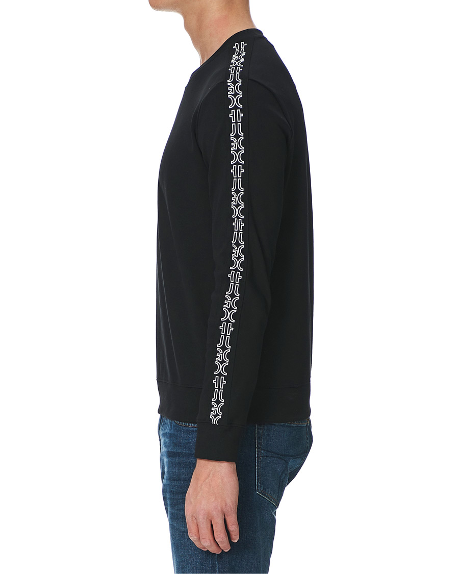Herren | Pullover | HUGO | Doby Logo Sweatshirt Black