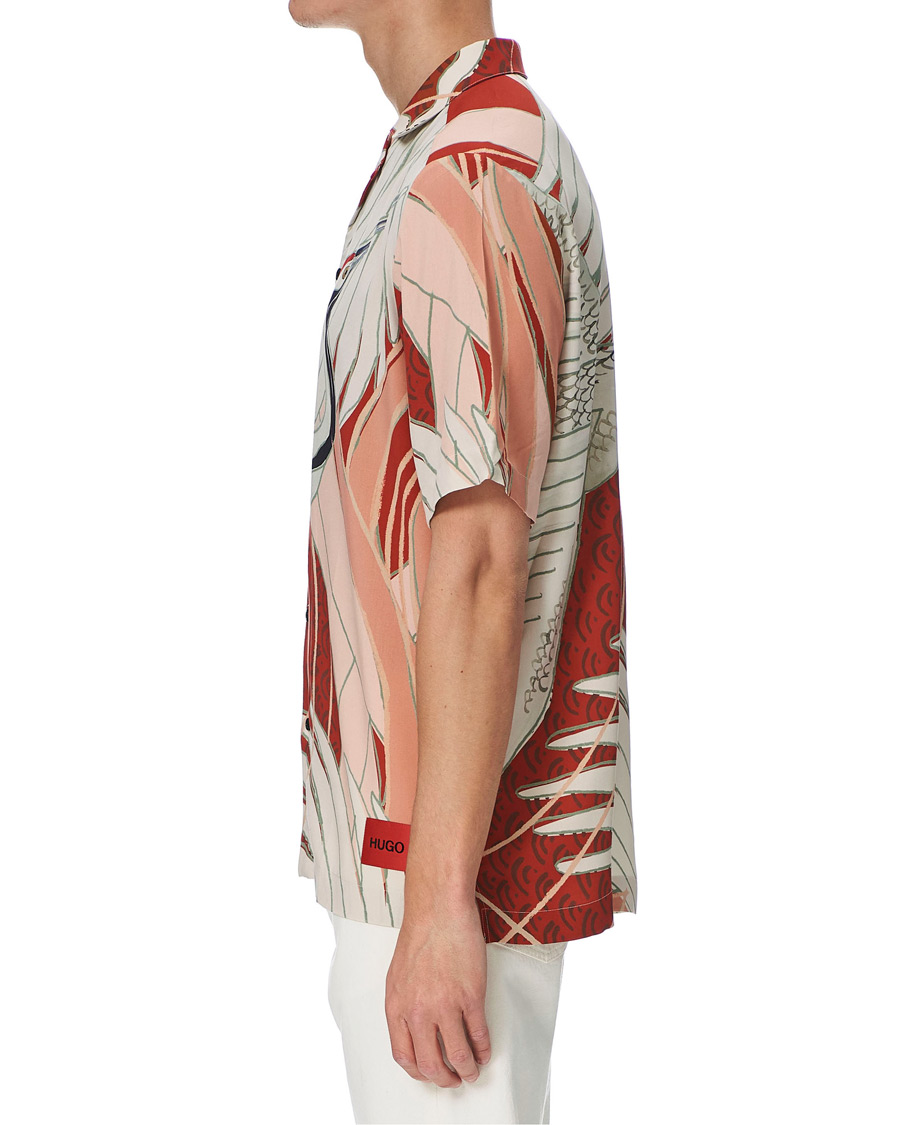 Herren | Hemden | HUGO | Efab Printed Camp Collar Short Sleeve Shirt Multi