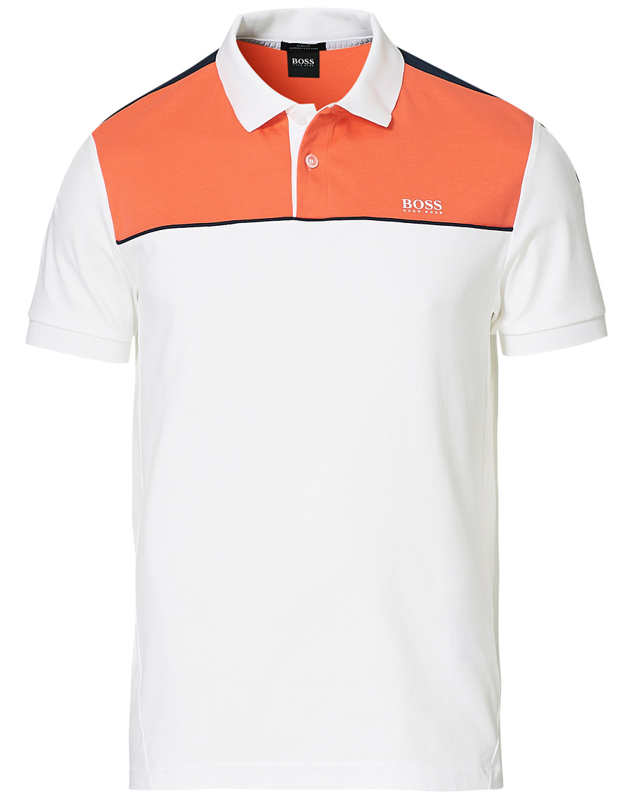 Herren | Poloshirts | BOSS GREEN | BOSS Athleisure Paule Polo White