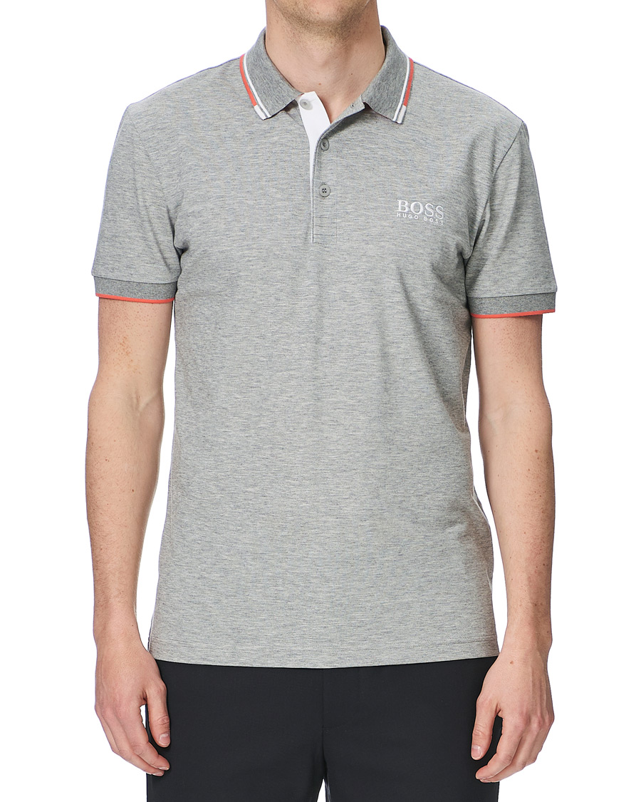 Herren | Poloshirts | BOSS GREEN | BOSS Athleisure Paddy Pro Polo Medium Grey